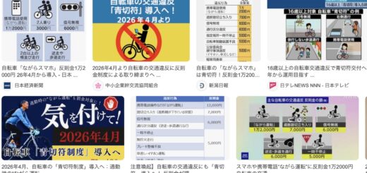 自転車交通違反